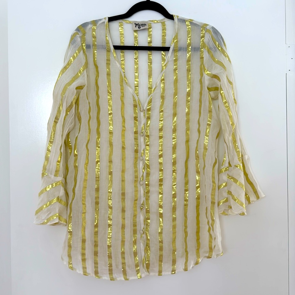 Sheer top (great bathing suit cover up)